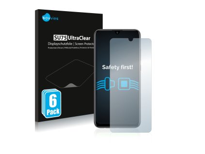 Huawei P smart 2020 típusú telefonhoz 6db-os Savvies SU75 kijelzőfólia