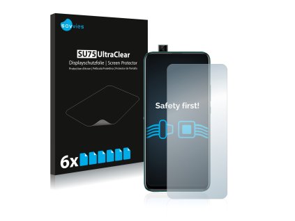 Huawei P smart Z típusú telefonhoz 6db-os Savvies SU75 kijelzőfólia