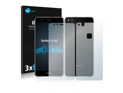 Huawei P10 Lite (Előlapi + Hátlapi) típusú telefonhoz 6db-os Savvies SU75 kijelzőfólia