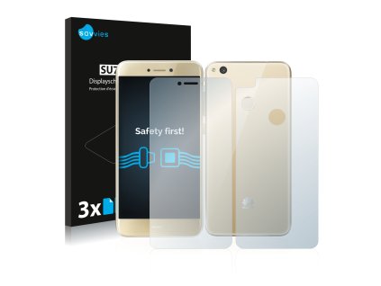 Huawei P8 Lite 2017 (Előlapi + Hátlapi) típusú telefonhoz 6db-os Savvies SU75 kijelzőfólia