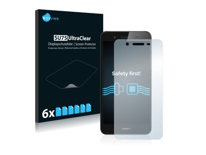 Huawei P8 Lite Smart típusú telefonhoz 6db-os Savvies SU75 kijelzőfólia