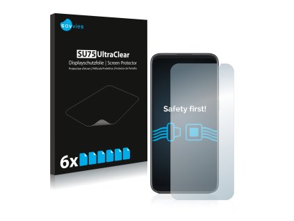 Meizu 16 típusú telefonhoz 6db-os Savvies SU75 kijelzőfólia