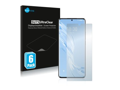Meizu 18 Pro típusú telefonhoz 6db-os Savvies SU75 kijelzőfólia