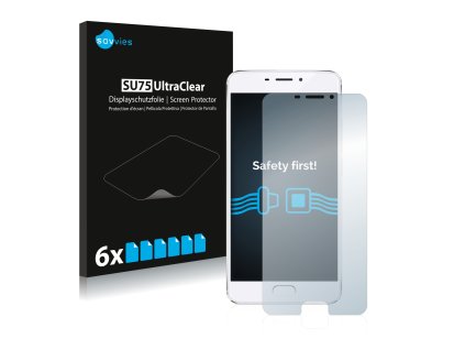 Meizu M5 Note típusú telefonhoz 6db-os Savvies SU75 kijelzőfólia