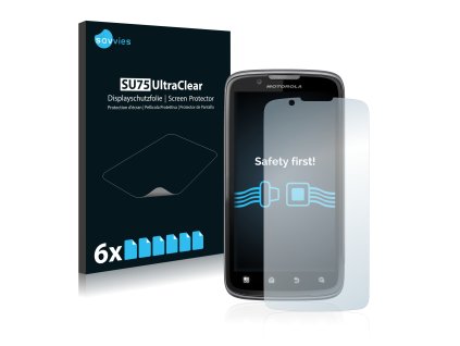 Motorola Atrix Refresh típusú telefonhoz 6db-os Savvies SU75 kijelzőfólia