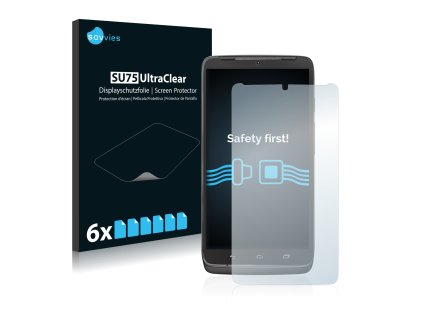 Motorola Droid Turbo típusú telefonhoz 6db-os Savvies SU75 kijelzőfólia