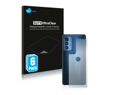 Motorola Edge S Pro (Hátlapi) típusú telefonhoz 6db-os Savvies SU75 kijelzőfólia