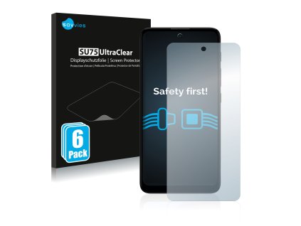 Motorola Moto E30 típusú telefonhoz 6db-os Savvies SU75 kijelzőfólia