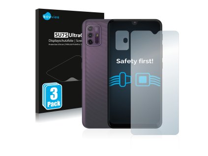 Motorola Moto G10 (Előlapi + Kamera) típusú telefonhoz 6db-os Savvies SU75 kijelzőfólia