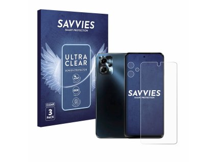 Motorola Moto G13 (Előlapi + Kamera) típusú telefonhoz 6db-os Savvies SU75 kijelzőfólia
