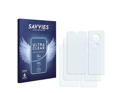 Motorola Moto G7 (Előlapi + Hátlapi) típusú telefonhoz 6db-os Savvies SU75 kijelzőfólia