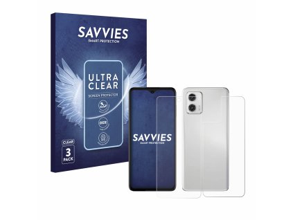 Motorola Moto G73 5G (Előlapi + Hátlapi) típusú telefonhoz 6db-os Savvies SU75 kijelzőfólia