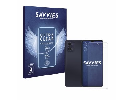 Motorola Moto G73 5G (Előlapi + Kamera) típusú telefonhoz 6db-os Savvies SU75 kijelzőfólia
