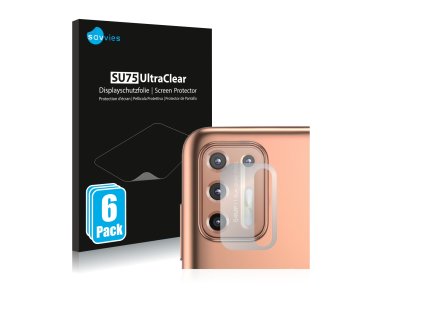 Motorola Moto G9 Plus (Csak kamera) típusú telefonhoz 6db-os Savvies SU75 kijelzőfólia