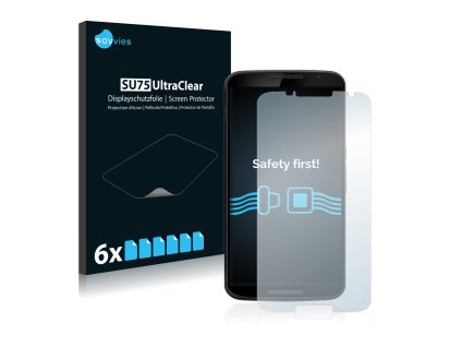 Motorola Nexus 6 típusú telefonhoz 6db-os Savvies SU75 kijelzőfólia
