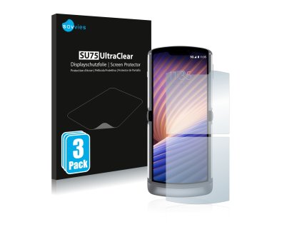 Motorola Razr 5G 2020 típusú telefonhoz 6db-os Savvies SU75 kijelzőfólia