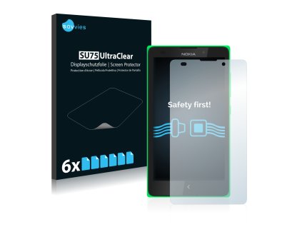 Nokia XL típusú telefonhoz 6db-os Savvies SU75 kijelzőfólia