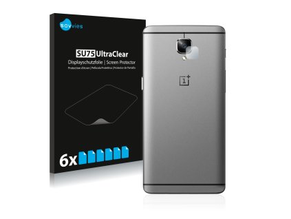 OnePlus 3 (Csak kamera) típusú telefonhoz 6db-os Savvies SU75 kijelzőfólia