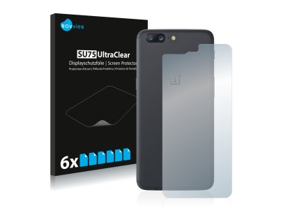 OnePlus 5 (Hátlapi) típusú telefonhoz 6db-os Savvies SU75 kijelzőfólia