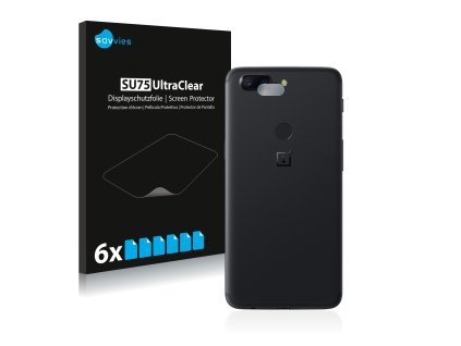 OnePlus 5T (Csak kamera) típusú telefonhoz 6db-os Savvies SU75 kijelzőfólia