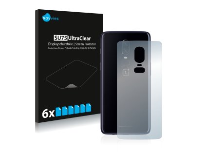 OnePlus 6 (Hátlapi) típusú telefonhoz 6db-os Savvies SU75 kijelzőfólia