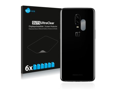 OnePlus 6T (Csak kamera) típusú telefonhoz 6db-os Savvies SU75 kijelzőfólia