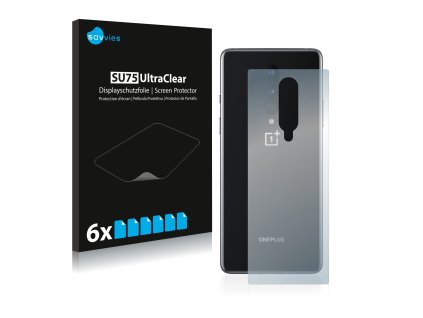 OnePlus 8 (Hátlapi) típusú telefonhoz 6db-os Savvies SU75 kijelzőfólia