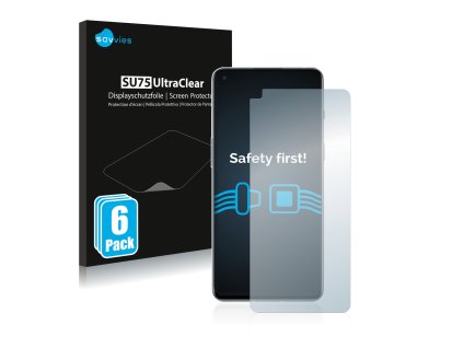 OnePlus 9RT 5G típusú telefonhoz 6db-os Savvies SU75 kijelzőfólia