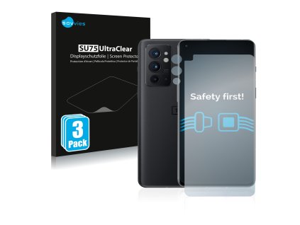 OnePlus 9RT 5G (Előlapi + Kamera) típusú telefonhoz 6db-os Savvies SU75 kijelzőfólia