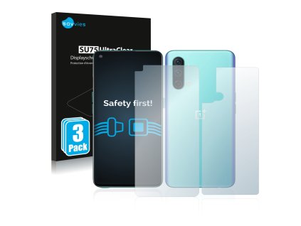 OnePlus Nord CE 5G (Előlapi + Hátlapi) típusú telefonhoz 6db-os Savvies SU75 kijelzőfólia