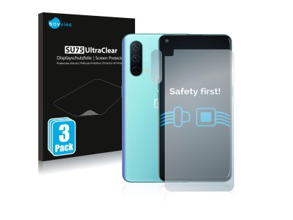 OnePlus Nord CE 5G (Előlapi + Kamera) típusú telefonhoz 6db-os Savvies SU75 kijelzőfólia