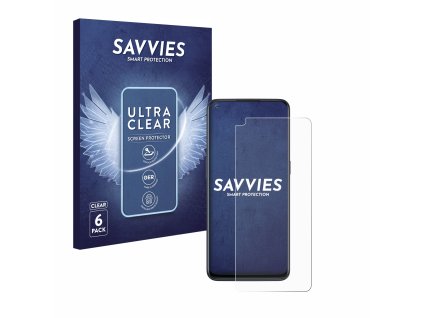 OnePlus Nord N10 5G típusú telefonhoz 6db-os Savvies SU75 kijelzőfólia