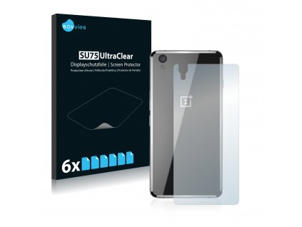 OnePlus X Ceramic (Hátlapi) típusú telefonhoz 6db-os Savvies SU75 kijelzőfólia