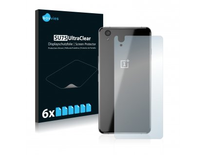 OnePlus X Onyx (Hátlapi) típusú telefonhoz 6db-os Savvies SU75 kijelzőfólia