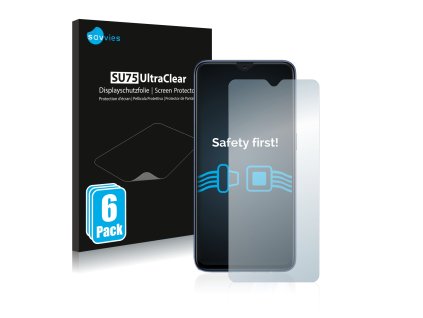 Oppo A12s típusú telefonhoz 6db-os Savvies SU75 kijelzőfólia