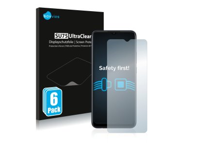 Oppo A15s típusú telefonhoz 6db-os Savvies SU75 kijelzőfólia