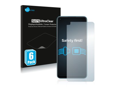 Oppo A36 típusú telefonhoz 6db-os Savvies SU75 kijelzőfólia