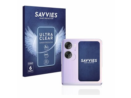 Oppo Find N2 Flip (Csak kamera) típusú telefonhoz 6db-os Savvies SU75 kijelzőfólia