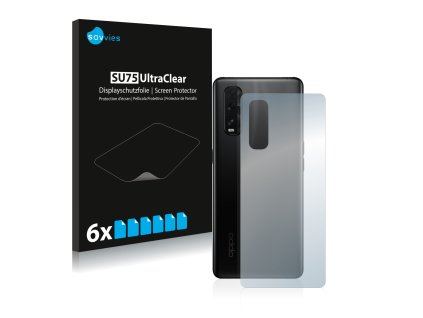 Oppo Find X2 (Hátlapi) típusú telefonhoz 6db-os Savvies SU75 kijelzőfólia
