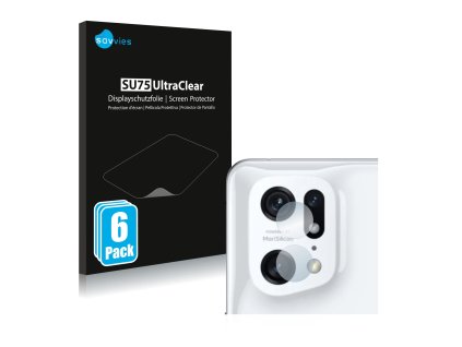Oppo Find X5 Pro (Csak kamera) típusú telefonhoz 6db-os Savvies SU75 kijelzőfólia