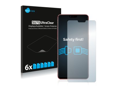Oppo R15 típusú telefonhoz 6db-os Savvies SU75 kijelzőfólia