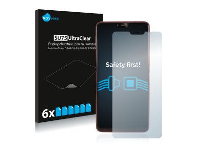 Oppo R15 Pro típusú telefonhoz 6db-os Savvies SU75 kijelzőfólia