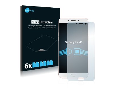Oppo R9 Plus típusú telefonhoz 6db-os Savvies SU75 kijelzőfólia