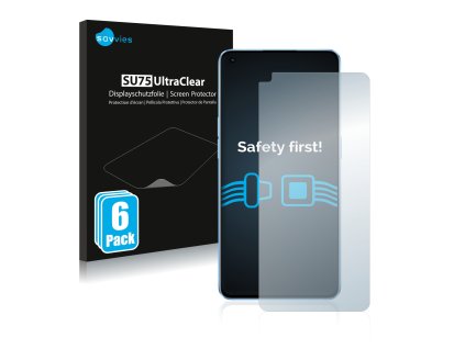 Oppo Reno 7 5G (China) típusú telefonhoz 6db-os Savvies SU75 kijelzőfólia