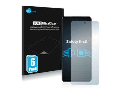 realme 10 Pro típusú telefonhoz 6db-os Savvies SU75 kijelzőfólia