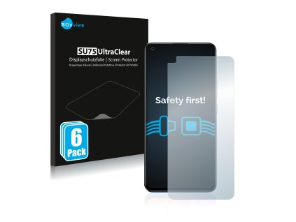 realme 8 típusú telefonhoz 6db-os Savvies SU75 kijelzőfólia
