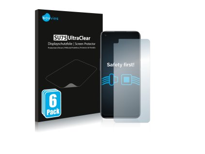 realme 9 5G (China) típusú telefonhoz 6db-os Savvies SU75 kijelzőfólia