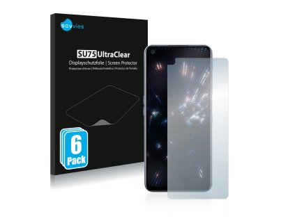 realme Narzo 30 Pro 5G típusú telefonhoz 6db-os Savvies SU75 kijelzőfólia