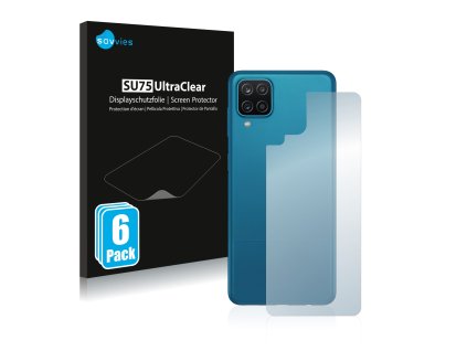 Samsung Galaxy A12 (Hátlapi) típusú telefonhoz 6db-os Savvies SU75 kijelzőfólia