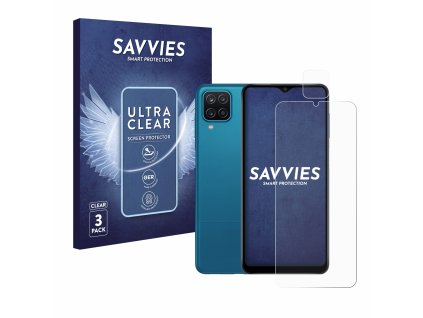 Samsung Galaxy A12 (Előlapi + Kamera) típusú telefonhoz 6db-os Savvies SU75 kijelzőfólia